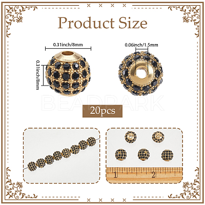 20Pcs Alloy Beads FIND-PA0001-12-1