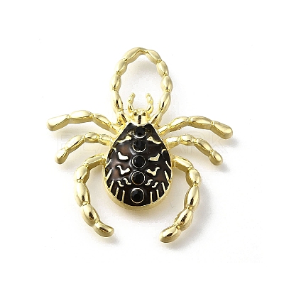Alloy Black Enamel Gothic Style Pendants PALLOY-R157-06G-01B-1