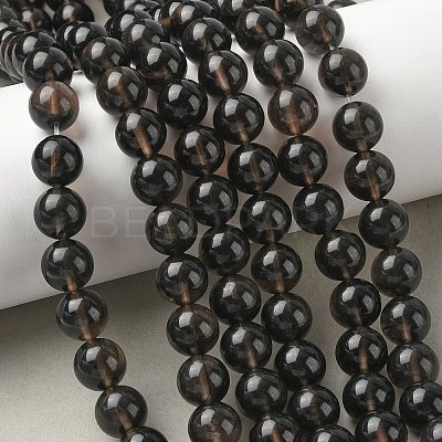 Natural Ice Obsidian Beads Strands G-P590-A01-10mm-02-1