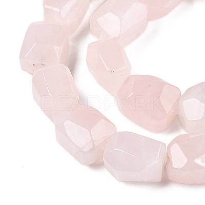 Natural Rose Quartz Beads Strands G-N342-142-1