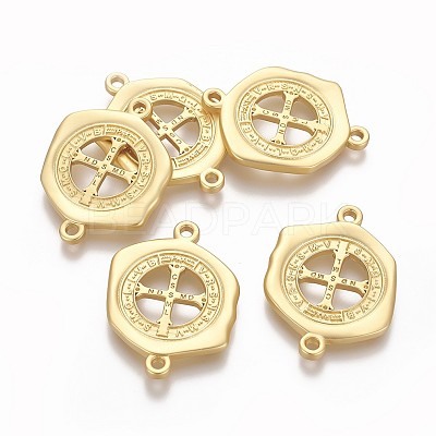 Brass Links connectors KK-O122-06MG-1