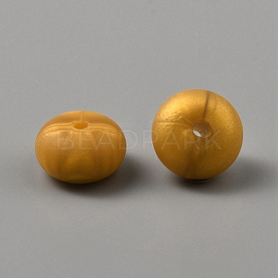 Flat Round Food Grade Eco-Friendly Silicone Beads LS-SIL-WH0020-17A-03-1