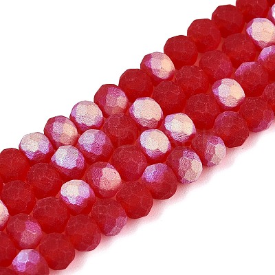 Transparent Glass Beads Strands EGLA-A044-T6mm-MB01-1