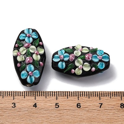 Handmade Lampwork Beads LAMP-K042-02B-1