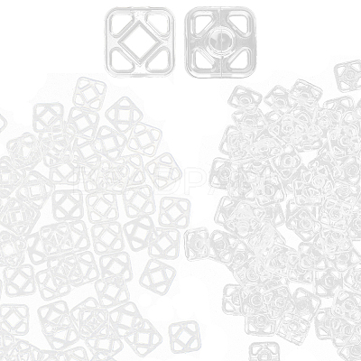 100pairs Plastic Snap Buttons BUTT-CY0001-03-1