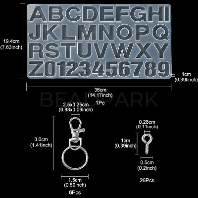 DIY Keychain Making Kits DIY-YW0006-60-1