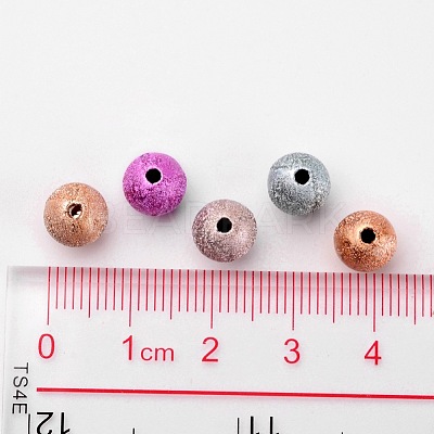 Spray Painted Acrylic Beads PB24P9284-1