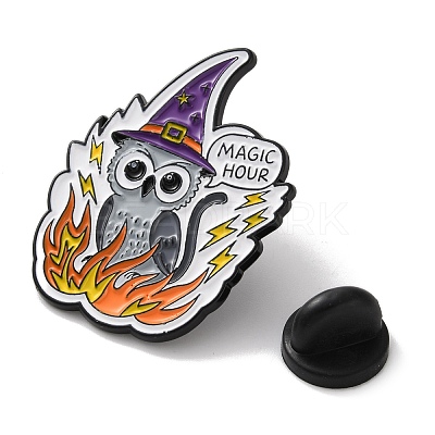 Flaming Animal Theme Enamel Brooches AL-I003-02EB-04-1