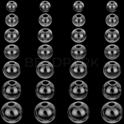 210Pcs Round Mechanized One Hole Blown Glass Globe Ball Bottles BLOW-PA0001-04C-1