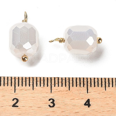 Glass Charms KK-M266-04G-01-1