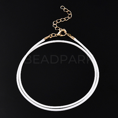 Waxed Cotton Cord Necklace Making MAK-YWC0001-01KC-02-1