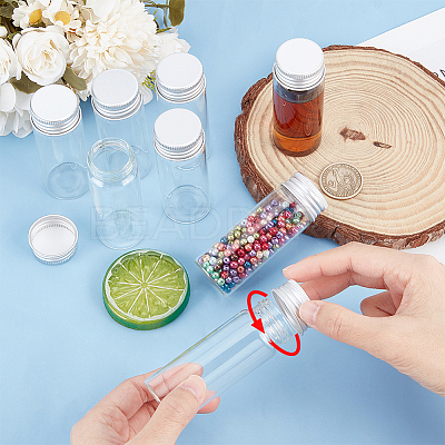 20Pcs Glass Bead Containers CON-BC0007-31B-1