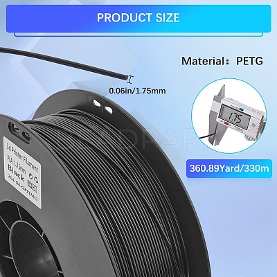 330M PETG 3D Printer Filament OCOR-WH0081-38A-1