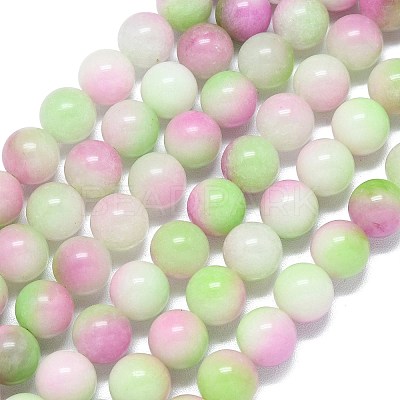 Natural Malaysia Jade Beads Strands G-B165-C08-10mm-1