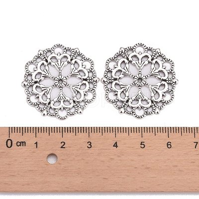 Tibetan Style Filigree Joiners Links X-TIBE-A11623-AS-LF-1