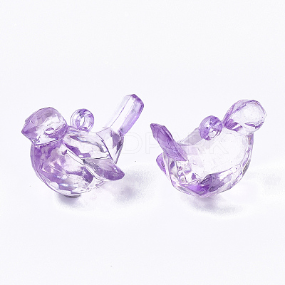 Transparent Acrylic Pendants X-TACR-S133-028-1