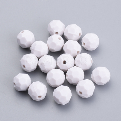 Opaque Acrylic Beads SACR-S300-05B-01-1