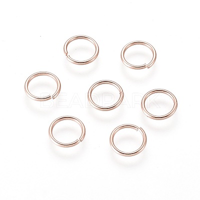 304 Stainless Steel Open Jump Rings STAS-O098-01RG-16-1