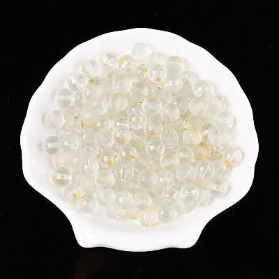 Frosted Baking Paint Glass Beads LS-DGLA-N005-8mm-01-1