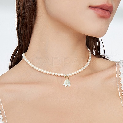 80Pcs 8 Styles ABS Plastic Imitation Pearl Pendants KY-CJ0001-95-1