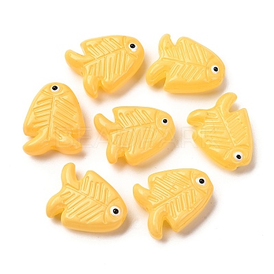 Transparent Glass Enamel Beads LAMP-U004-06-05-1