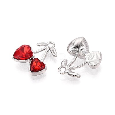 Alloy Rhinestone Pendants PALLOY-T092-24P-1