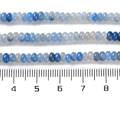 Natural Blue Aventurine(Dyed & Heated) Beads Strands G-K343-C32-01-1