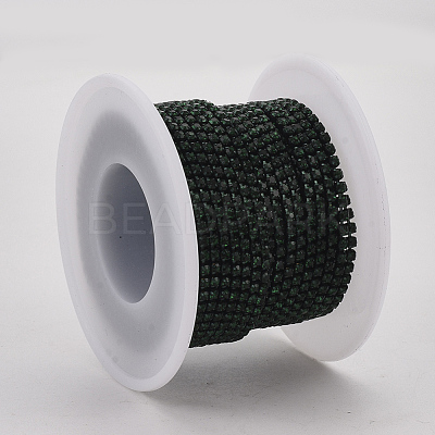 Electrophoresis Iron Rhinestone Strass Chains CHC-Q009-SS12-B02-1