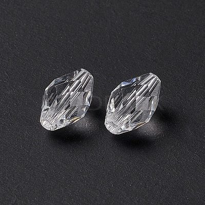 Imitation Austrian Crystal Beads SWAR-F054-9x6mm-01-1