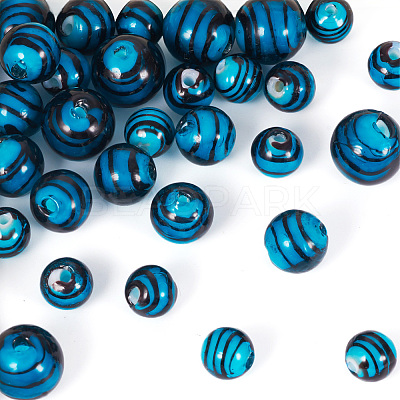 32Pcs Handmade Lampwork Beads LAMP-TA0001-56C-1