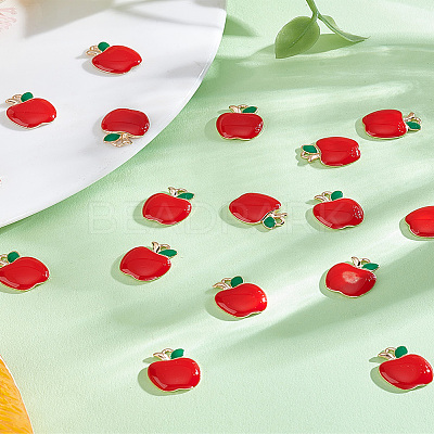 40Pcs Alloy Enamel Pendants ENAM-LP0001-03-1