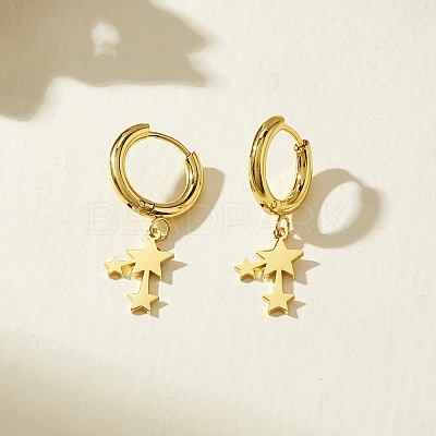 201 Stainless Steel Hoop Earrings EX0803-1