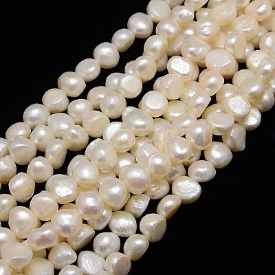 Natural Cultured Freshwater Pearl Beads Strands PEAR-L001-A-01-1