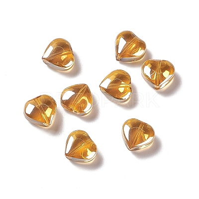 Electroplate Glass Bead EGLA-H102-08M-1
