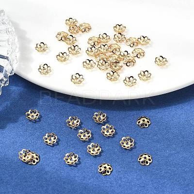 SHEGRACE Brass Beads Caps XGRPCU764-286G-1