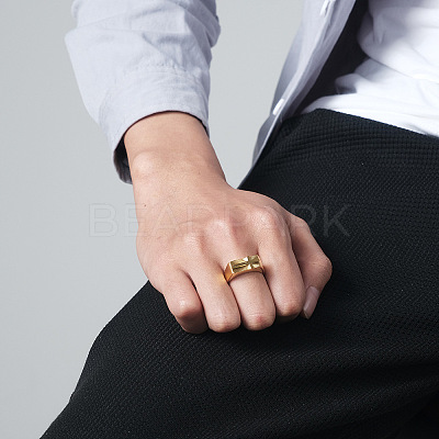 304 Stainless Steel Finger Rings for Men WGC8238-04-1