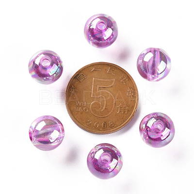 Transparent Acrylic Beads MACR-S370-B10mm-740-1