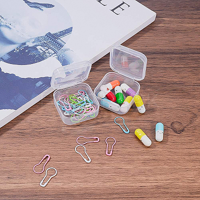 Transparent Plastic Bead Containers CON-BC0004-54-1