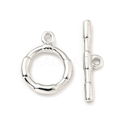 Brass Toggle Clasps KK-G416-28P-1