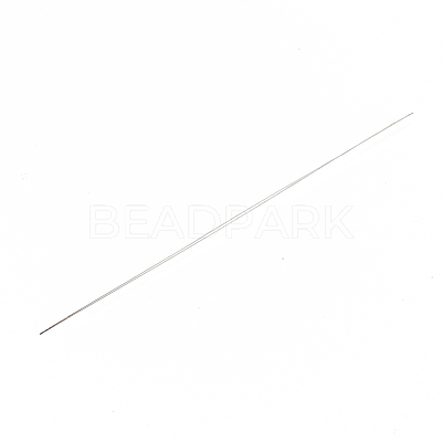 Iron Big Eye Beading Needles TOOL-N006-01-1