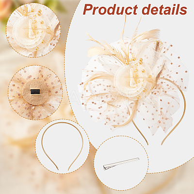 Mesh Veil Hair Bands MRMJ-WH0099-01-1