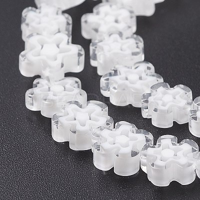 Handmade Millefiori Glass Bead Strands X-LAMP-J035-8mm-42-1