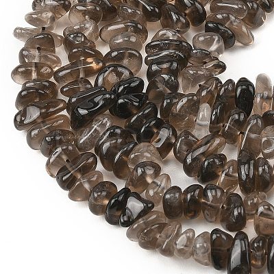 Natural Smoky Quartz Beads Strands G-P622-A01-02-1