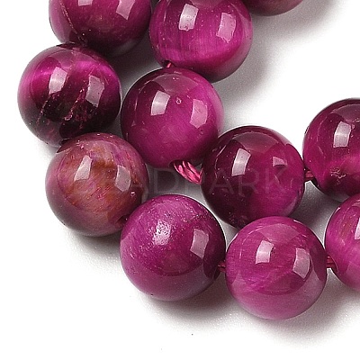 Grade AB Natural Tiger Eye Beads Strands G-B133-A02-8MM-05-1