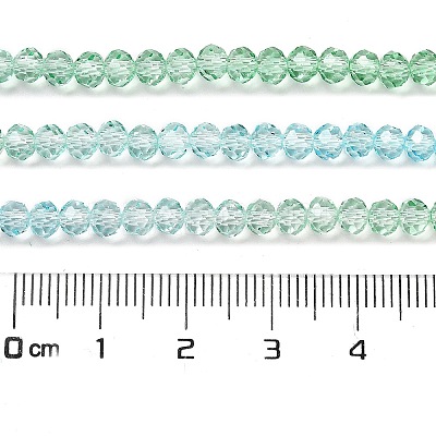 Transparent Painted Glass Beads Strands DGLA-A034-T4mm-A16-1
