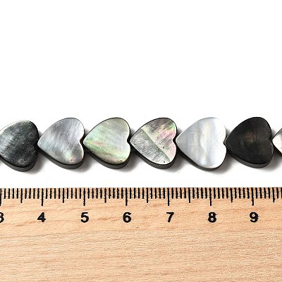 Natural Black Lip Shell Beads Strands BSHE-D300-06A-1