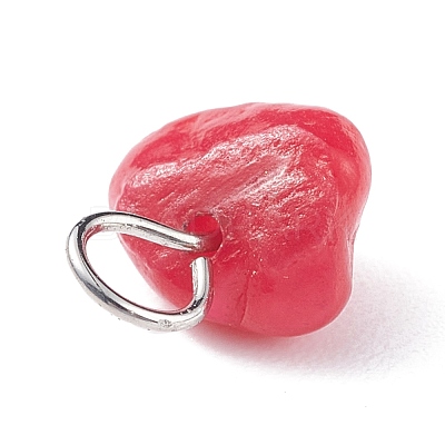 Natural Chip Dyed Shell Charms PALLOY-JF01338-03-1