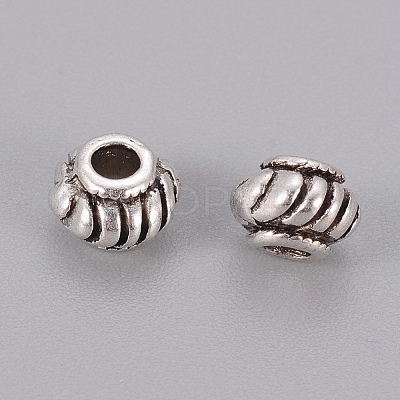 Tibetan Style Spacer Beads TIBEB-Q39-AS-FF-1