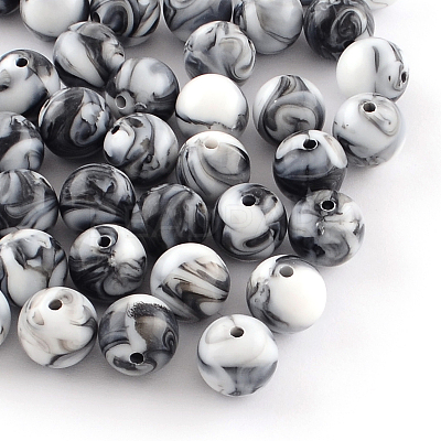 Opaque Acrylic Beads SACR-R853-12mm-204-1