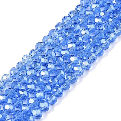 Electroplate Glass Beads Strands LS-EGLA-A044-T4mm-A14-1